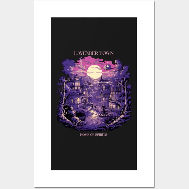 Lavender town - Home of spirits Wall Art by Popstarbowser